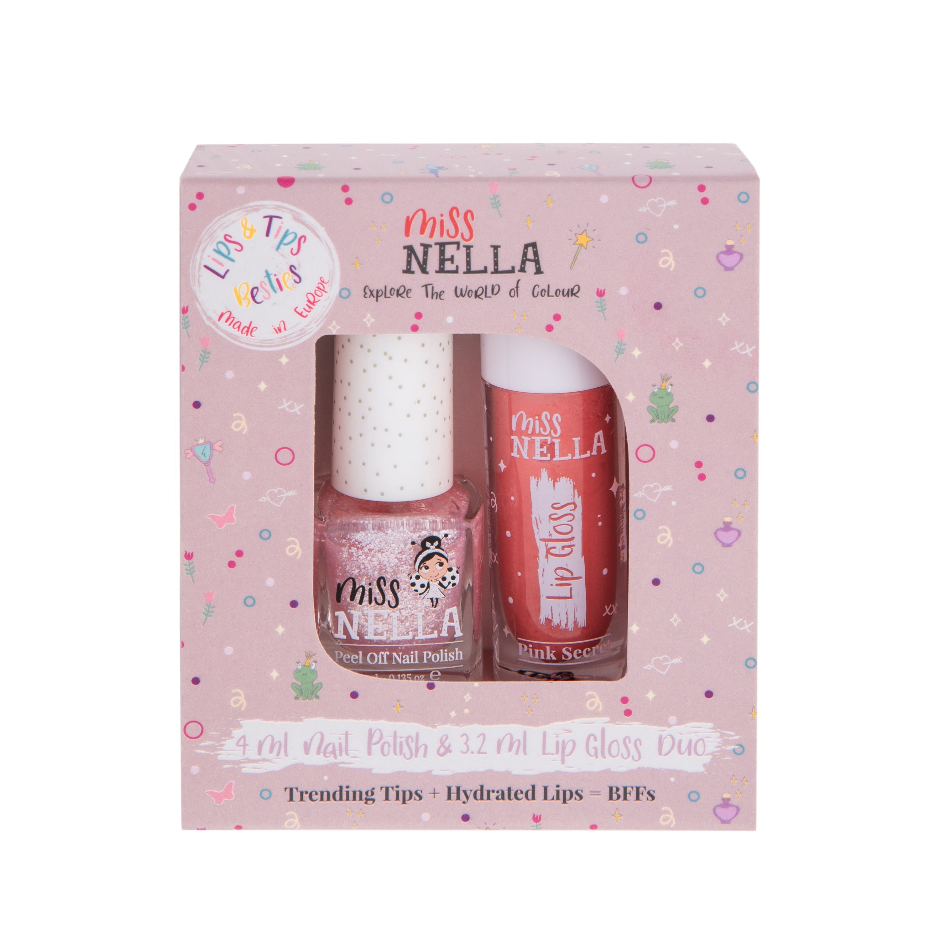 Kids Lip Gloss & Nail Polish Duo