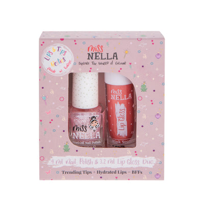 Kids Lip Gloss & Nail Polish Duo
