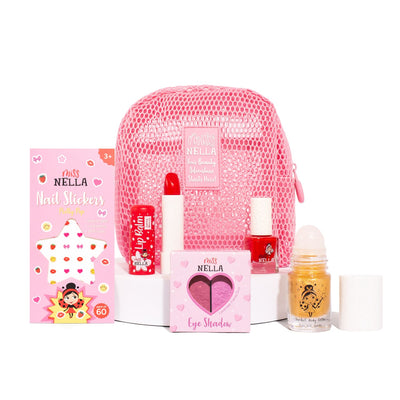 Rosy Glossy Goldie Bold Mesh Makeup Set