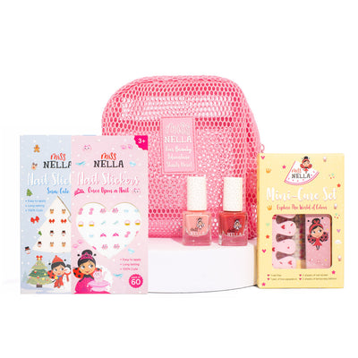 Rosy Glossy Magic Moments Mesh Bag Makeup Set
