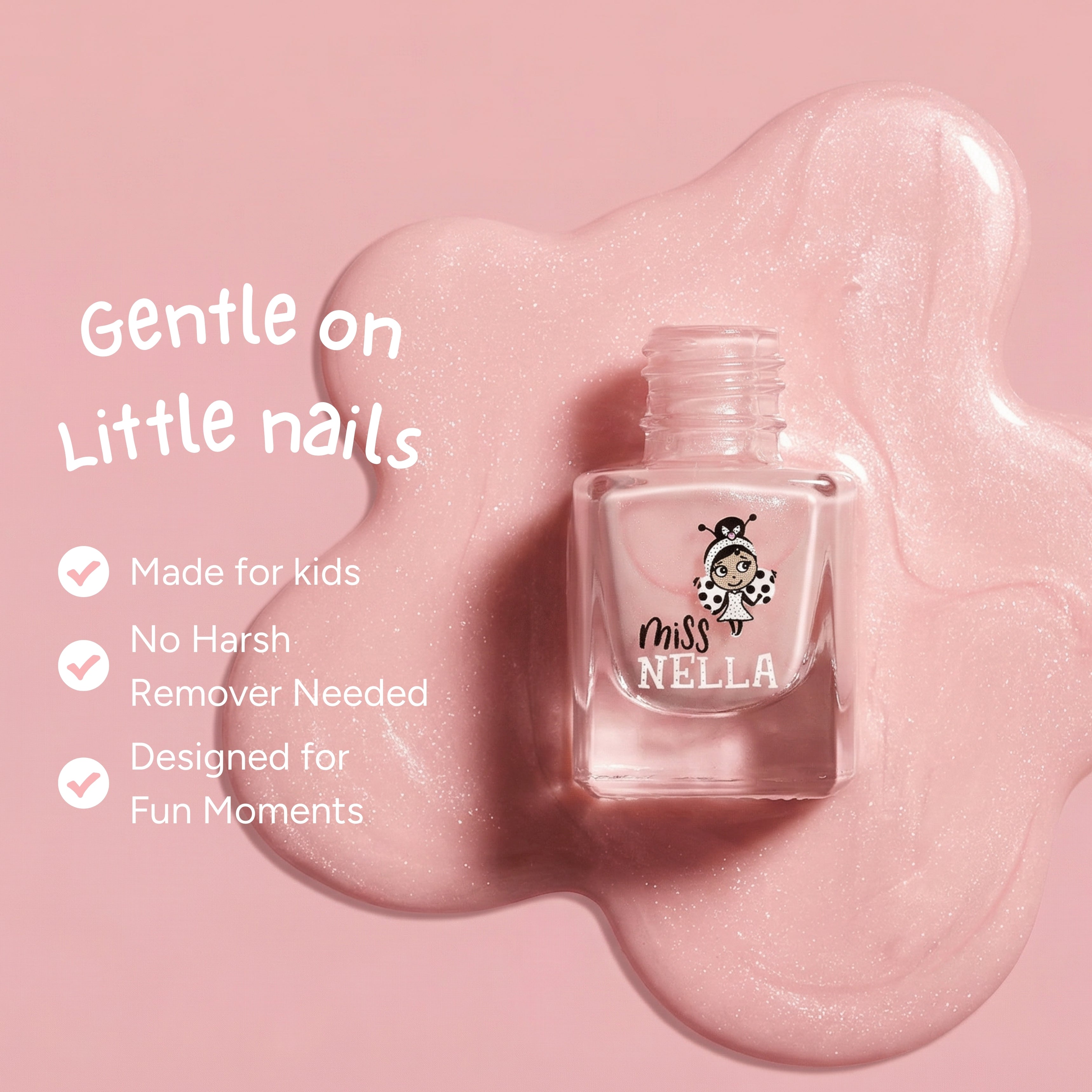 Cheeky Bunny 4ml Peel off Kids Nail Polish