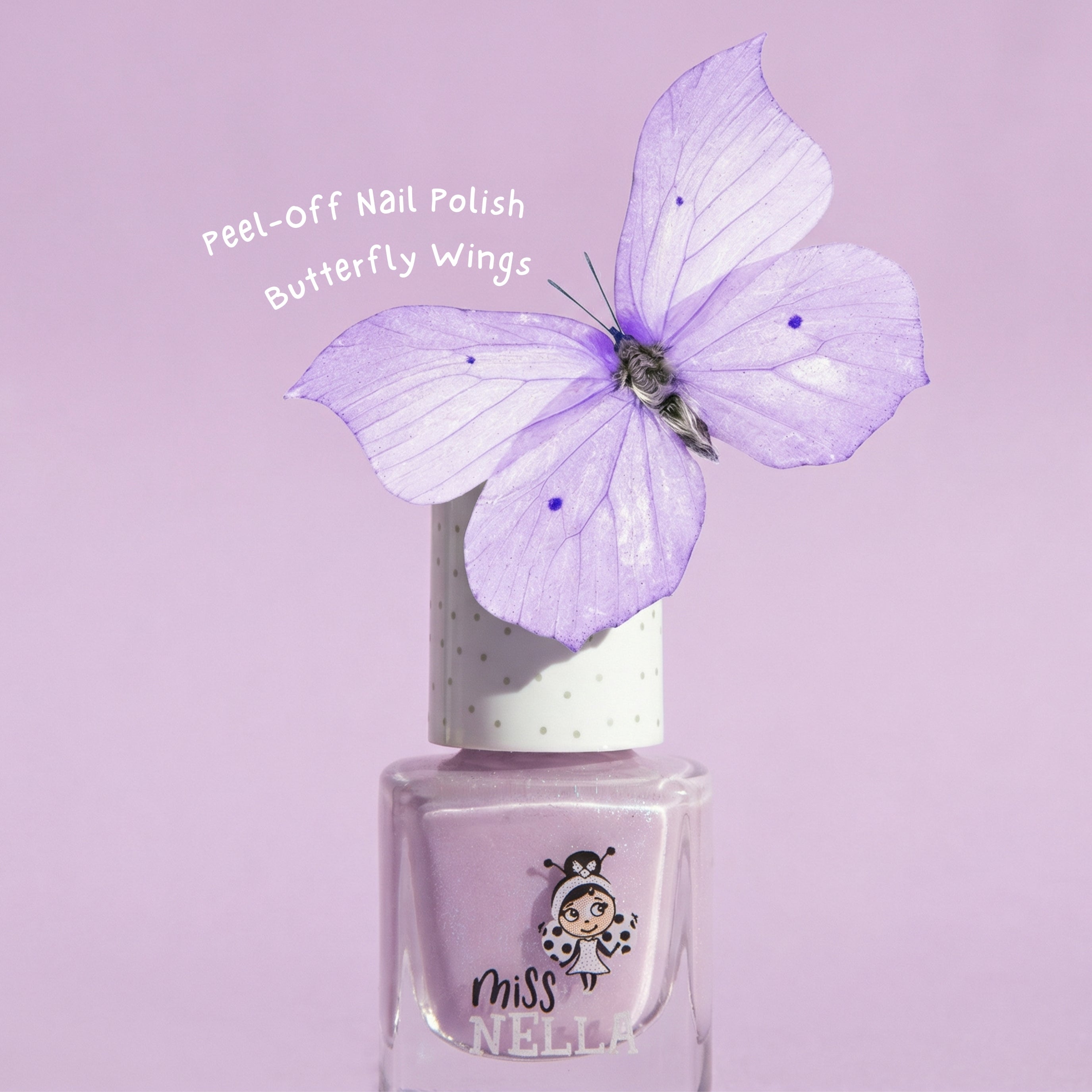 Butterfly Wings 4ml Peel off Kids Nail Polish