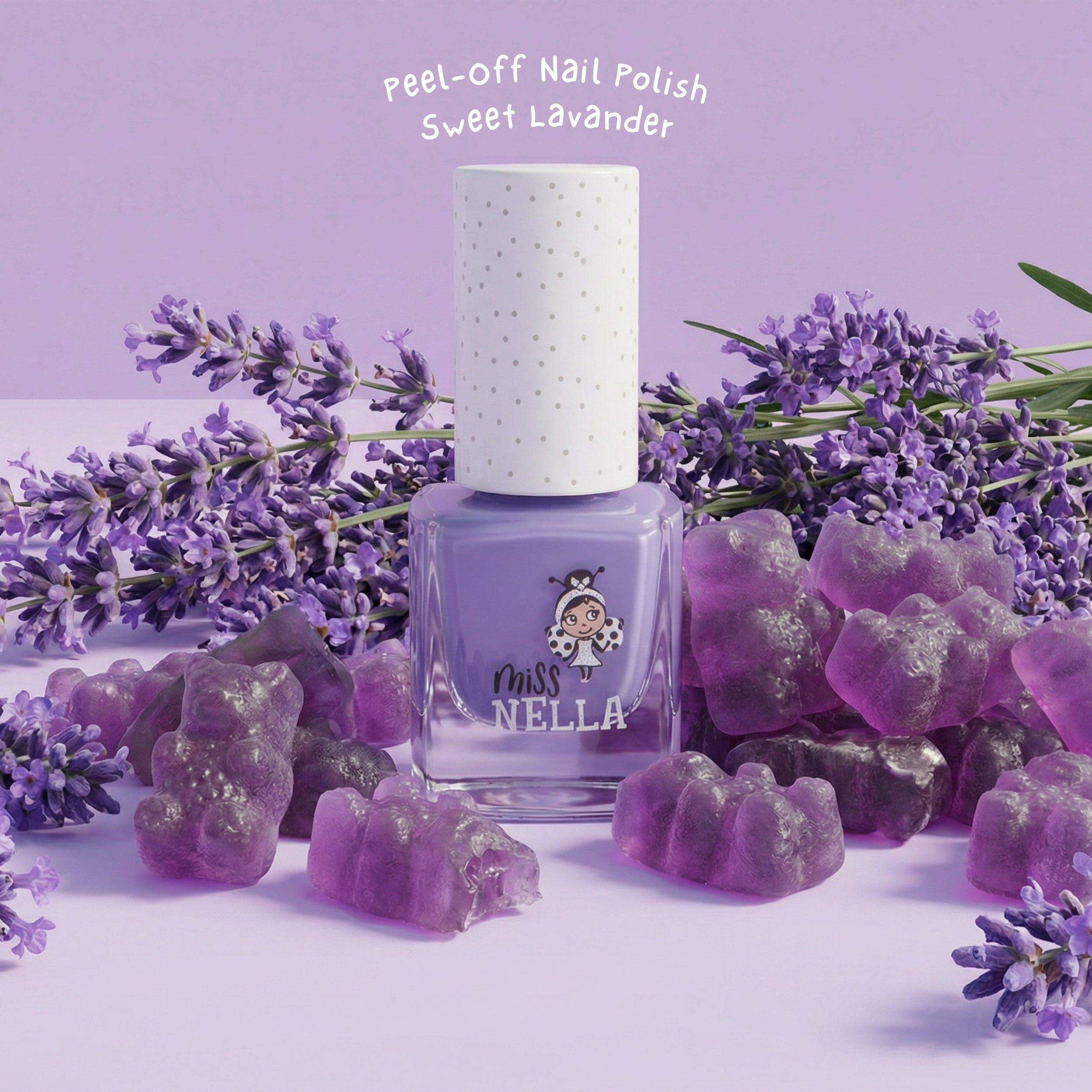 Sweet Lavender 4ml Peel off Kids Nail Polish