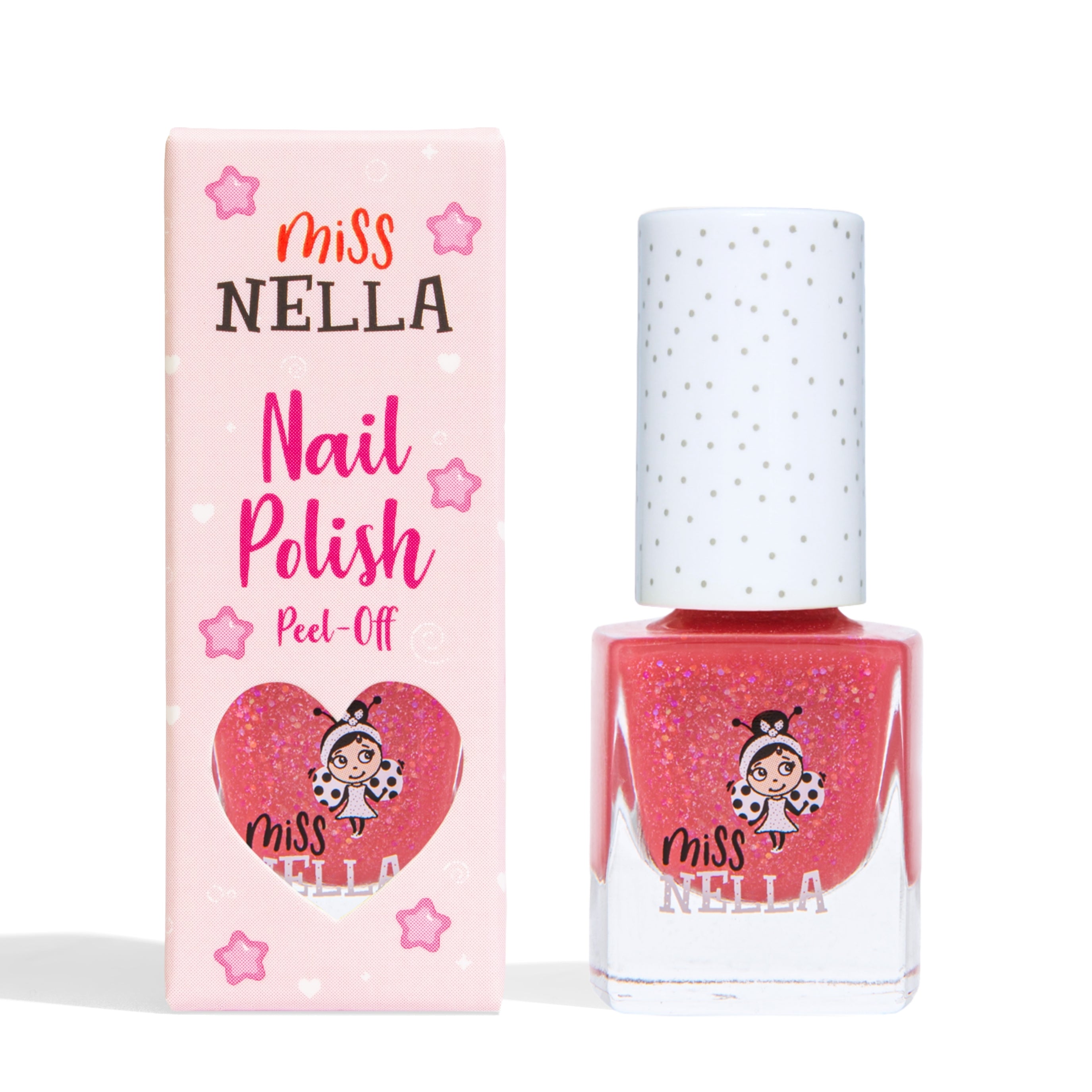 Sugar Hugs Glitter 4ml Peel off Kids Nail Polish