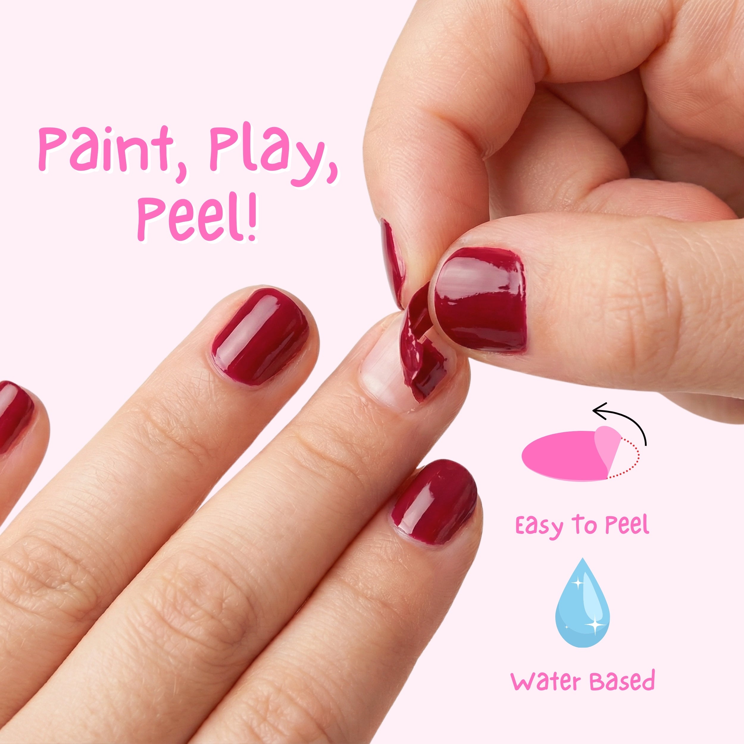 Fav Teacher 4ml Peel off Kids Nail Polish