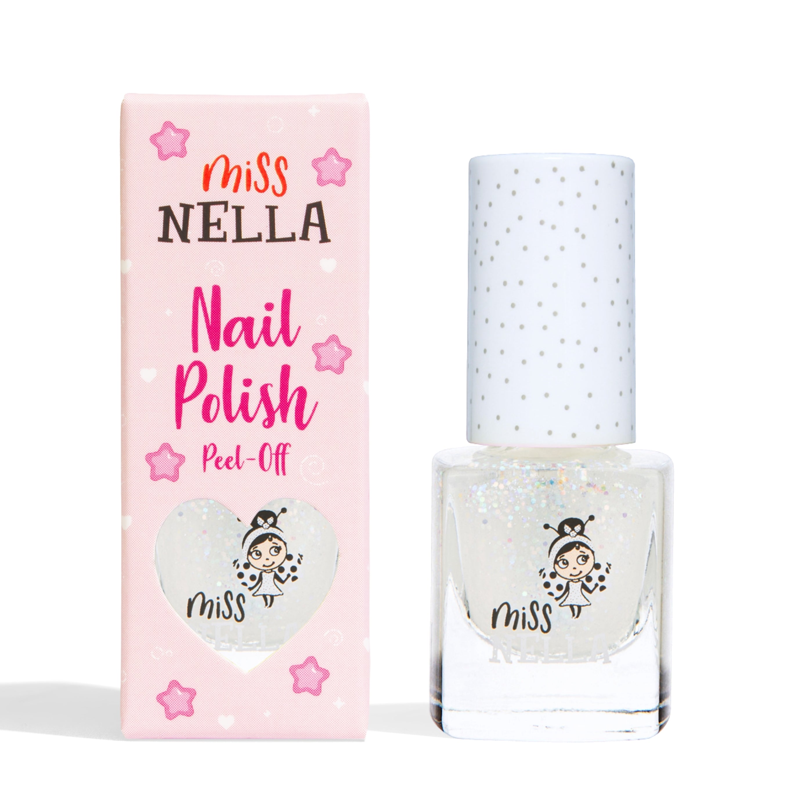 Confetti Clouds Glitter 4ml Peel off Kids Nail Polish