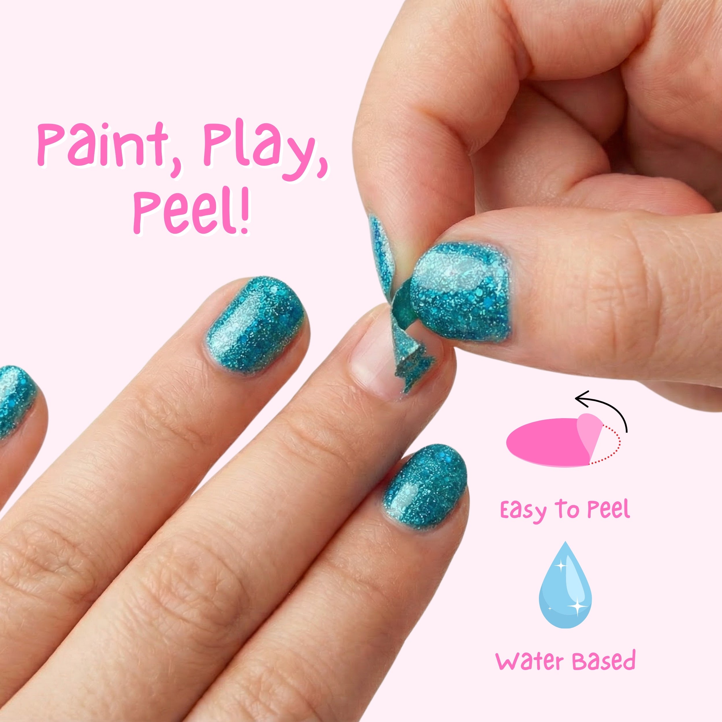 Blue the Candles 4ml Peel off Nail Polish