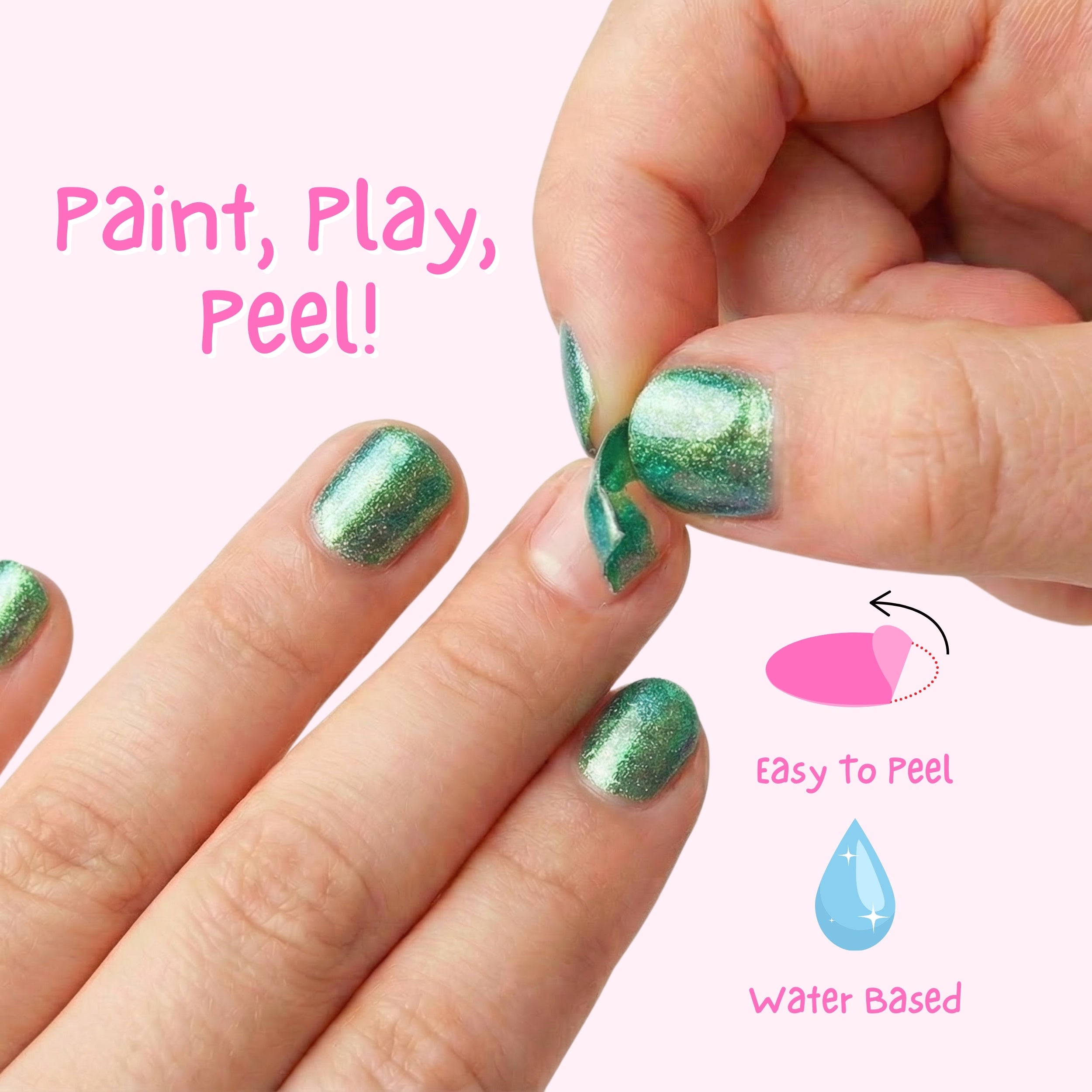 Alien Poo 4ml Peel off Kids Nail Polish