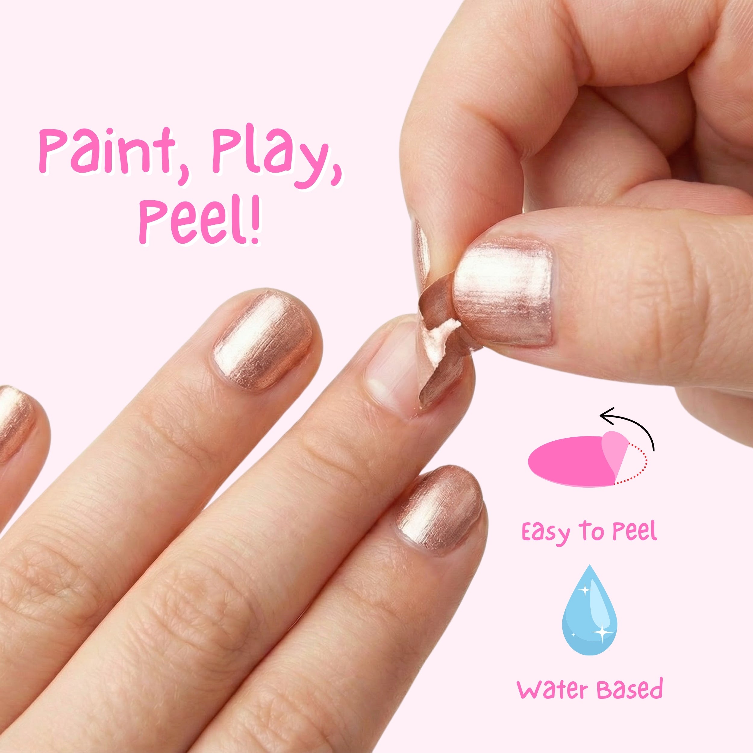 Sweet-osaurus 4ml Peel off Kids Nail Polish