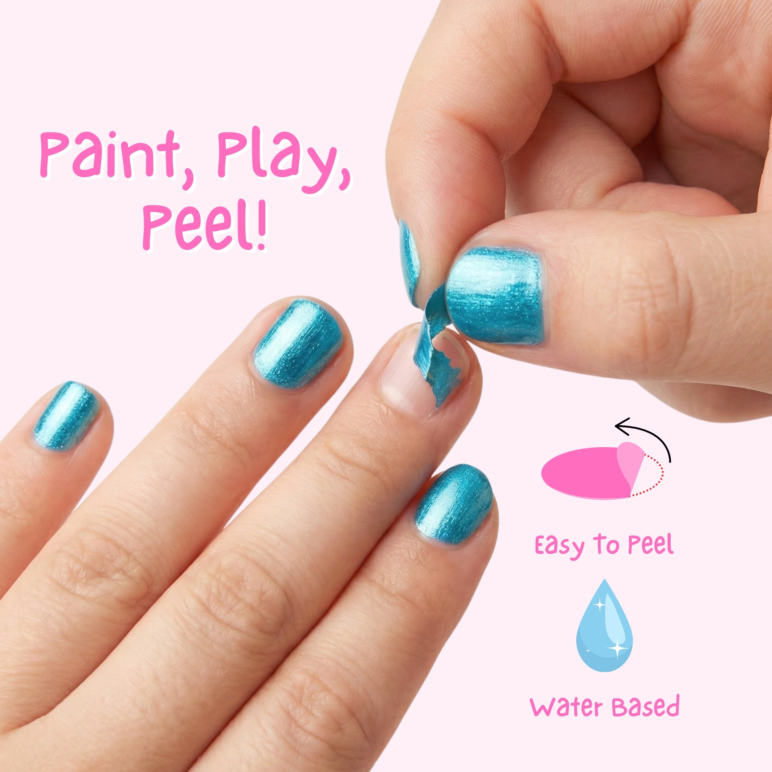 Rawr-some 4ml Peel off Kids Nail Polish