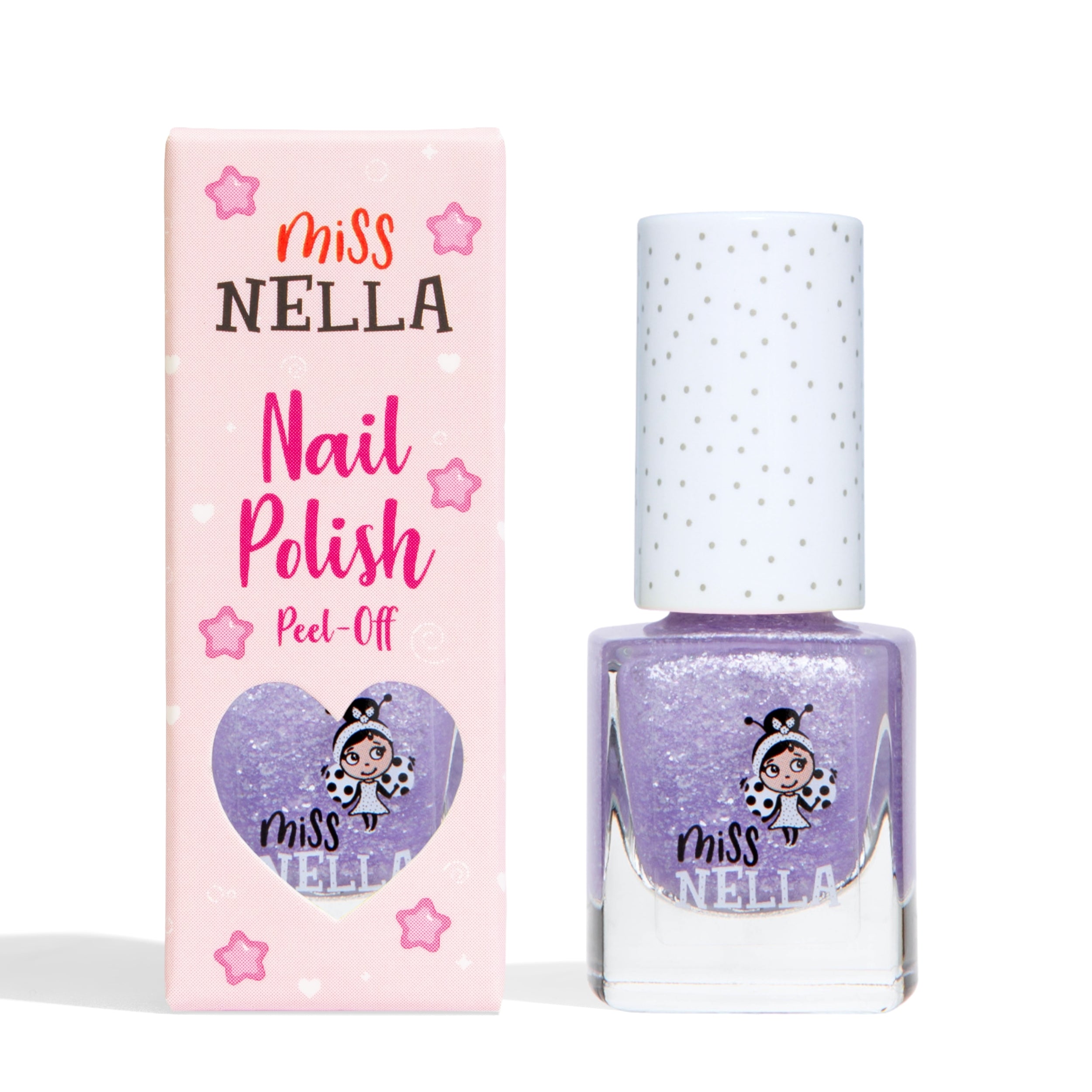 Sparkly Zebra 4ml Peel off Kids Nail Polish