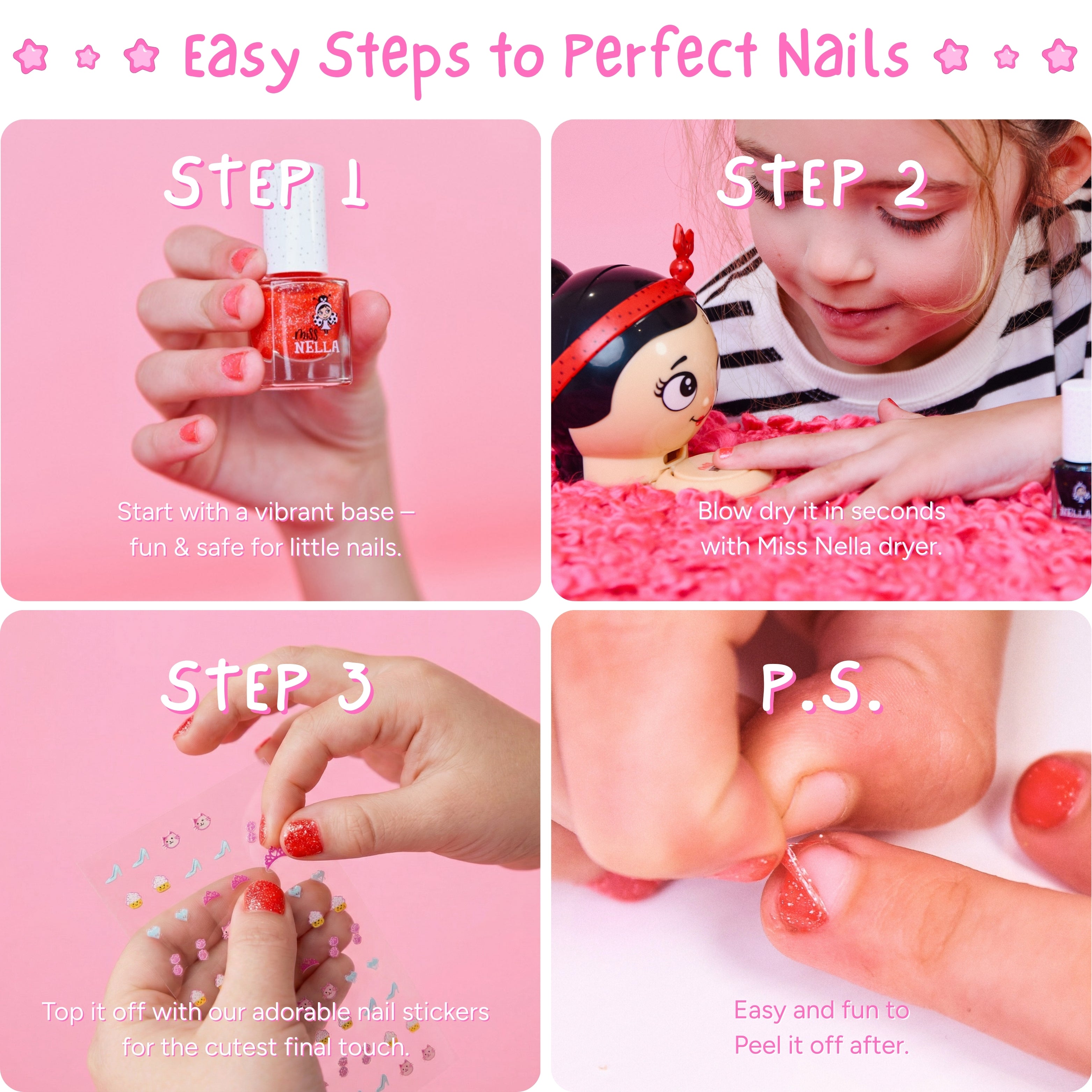 Croco Dazzle 4ml Peel off Kids Nail Polish