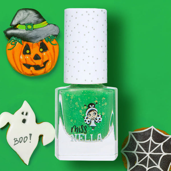 Kiss the Frog Glitter طلاء أظافر للأطفال بسعة 4 مل قابل للتقشير