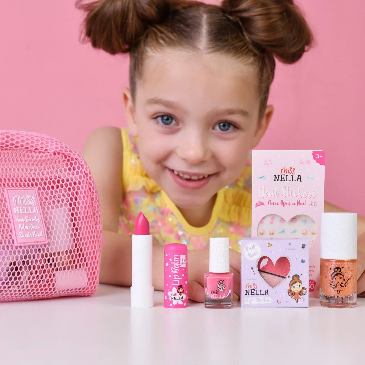 Rosy Glossy Mesh Makeup Set